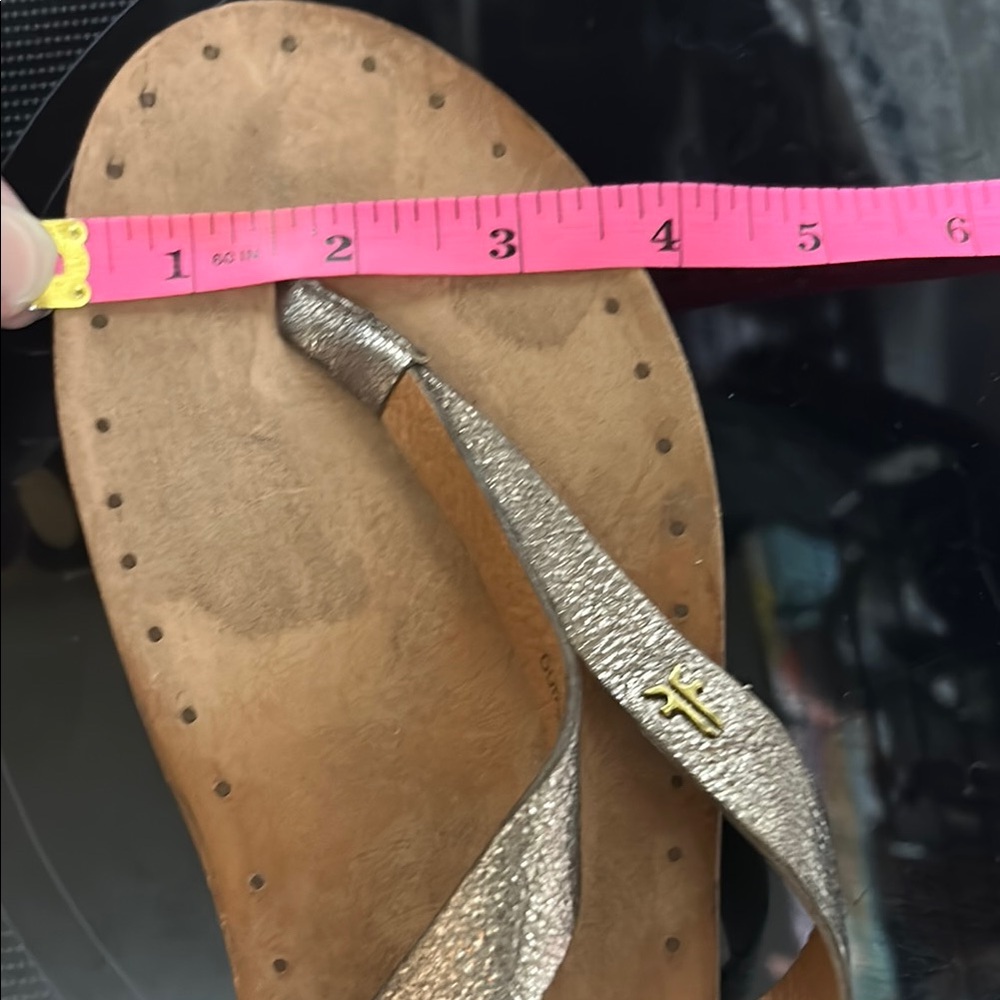 FRYE AND CO. Silver Glitter Sandals 9.5 - Picture 6 of 6